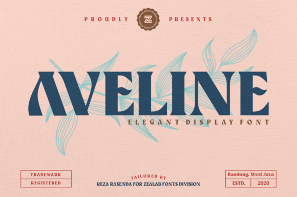 Aveline: The Elegant Display Font for Handmade Products