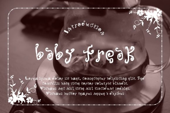 Baby Freak: A Quirky Display Font for Casual Branding