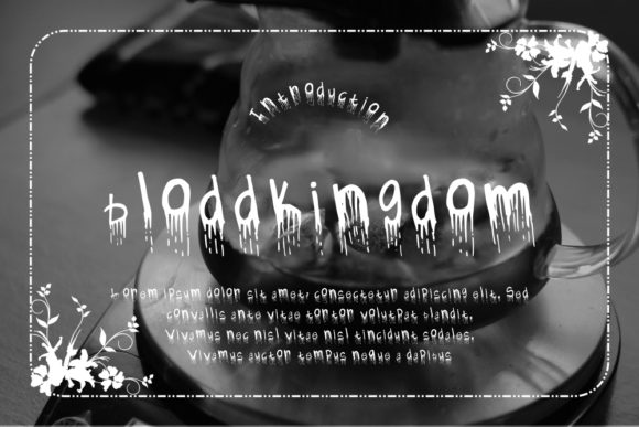 Bloddkingdom: A Quirky Display Font for Publishers