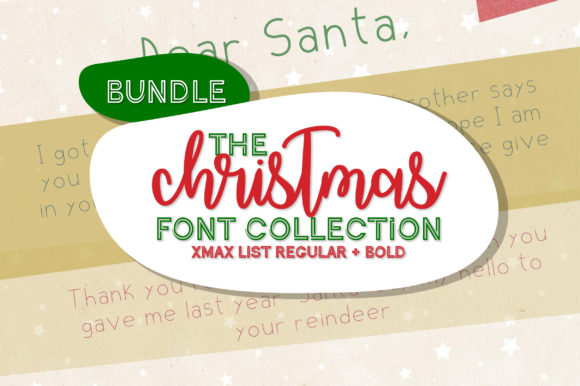 Christmas List: A Whimsical Display Font for Branding