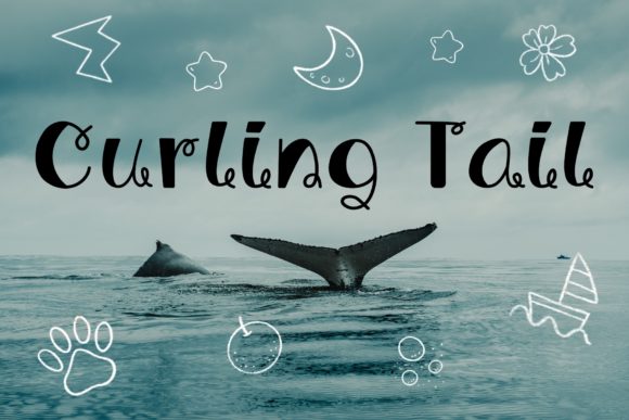 Curling Tail: A Playful Font for Small Business Branding