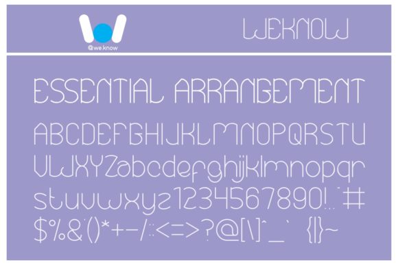 Essential Arrangement: A Display Font That Commands Attention