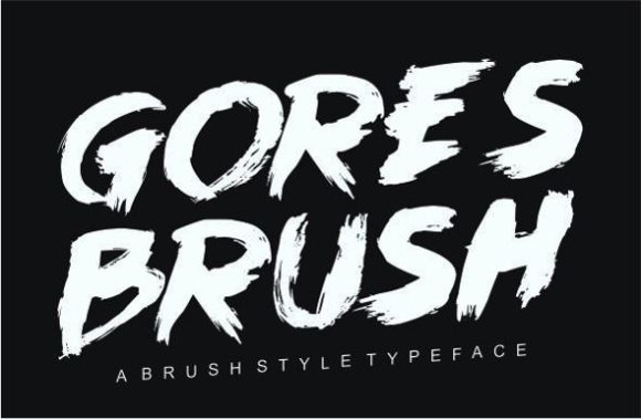 Goresbrush Font: A Bold Typeface for Standout Branding