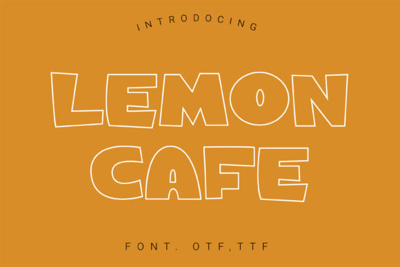 Lemon Cafe: A Sunlit Display Font with Bite