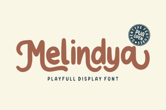 Melindya: A Playful Display Font for Distinctive Web Design