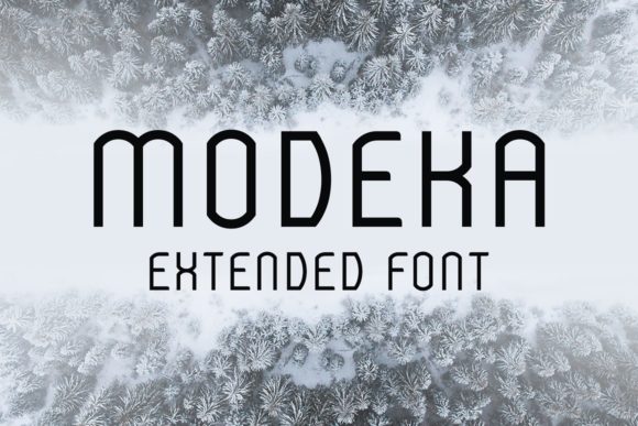 Modeka Extended: A Display Font That Demands the Spotlight