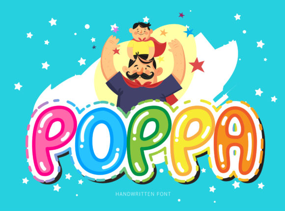 Poppa: A Sweet Display Font for Playful Branding Projects