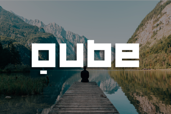 Qube: A Bold Display Font for Modern Branding Projects