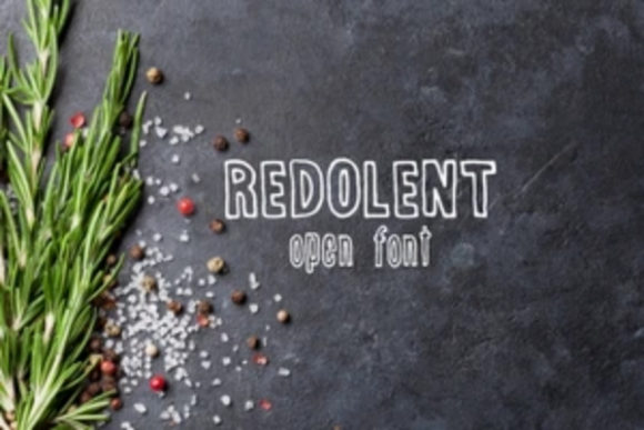 Redolent: A Friendly Display Font for Small Business Branding