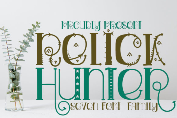 Relick Hunter: A Display Typeface That Brings Branding Ideas to Life