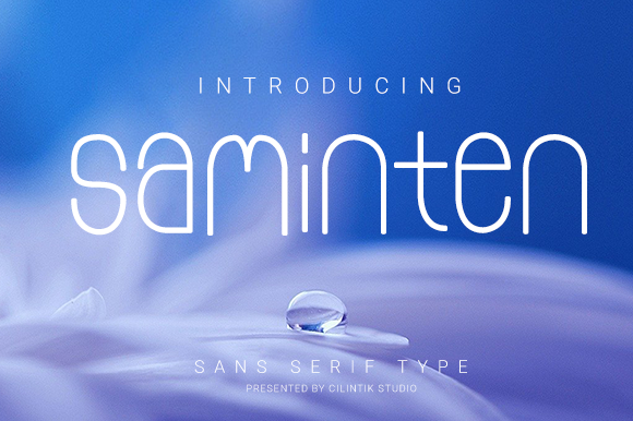 Saminten: A Brush-and-Pencil Display Font Full of Charm