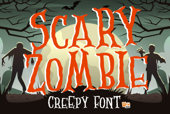Scary Zombie: A Quirky Display Font for Bold Branding