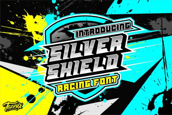 Silver Shield: A Bold Display Font for Brand Impact