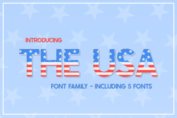 The USA Font: A Bold Display Typeface for Brand Builders