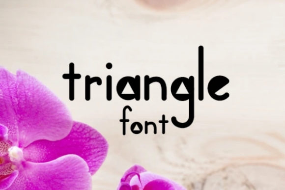 Triangle: A Bold, Geometric Display Font