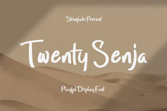 Twenty Senja: A Bold Display Font for Marketers