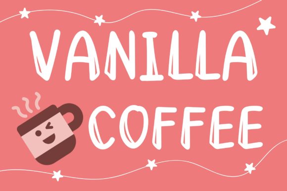 Vanilla Coffee: A Cheerful Display Font for Campaigns